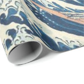 Great Wave off Kanagawa Japanisch Ukiyo-e Decoupag Geschenkpapier (Rolleneckpunkt)
