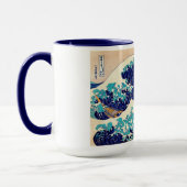 Great Wave Off Kanagawa Japanisch Vintage Kunst Tasse (Links)