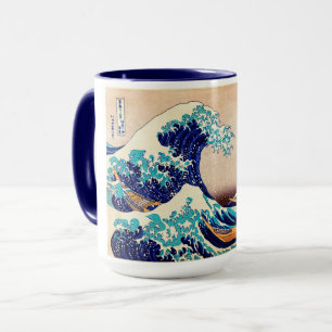 Great Wave Off Kanagawa Japanisch Vintage Kunst Tasse