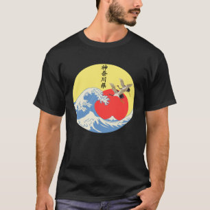 Great Wave Off Kanagawa japanische Artwork Kanagaw T-Shirt
