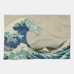 Great Wave Off Kanagawa & japanische Kunst /Japan Geschirrtuch