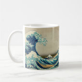 Great Wave Off Kanagawa & japanische Kunst /Japan Kaffeetasse (Links)