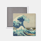 Great Wave Off Kanagawa & japanische Kunst /Japan Magnet (Vorderseite/Rückseite)