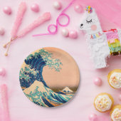 Great Wave Off Kanagawa & japanische Kunst /Japan Pappteller (Party)