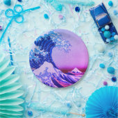 Great Wave Off Kanagawa & japanische Kunst /Japan Pappteller (Party)