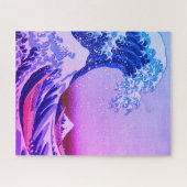 Great Wave Off Kanagawa & japanische Kunst /Japan Puzzle (Horizontal)