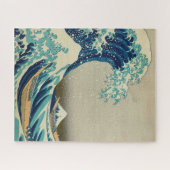 Great Wave Off Kanagawa & japanische Kunst /Japan Puzzle (Horizontal)