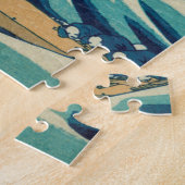 Great Wave Off Kanagawa & japanische Kunst /Japan Puzzle (Seite)