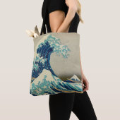Great Wave Off Kanagawa & japanische Kunst /Japan Tasche (Von Nahem)