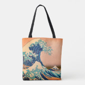 Great Wave Off Kanagawa & japanische Kunst /Japan Tasche (Rückseite)