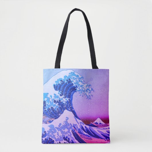 Great Wave Off Kanagawa & japanische Kunst /Japan Tasche (Vorderseite)