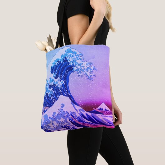Great Wave Off Kanagawa & japanische Kunst /Japan Tasche (Von Nahem)