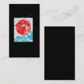 Great Wave off Kanagawa Japanischer Fischkarpfen K Visitenkarte (Vorne/Hinten)