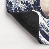 Great Wave Off Kanagawa Japanischer Holzblock Prin Mousepad (Ecke)