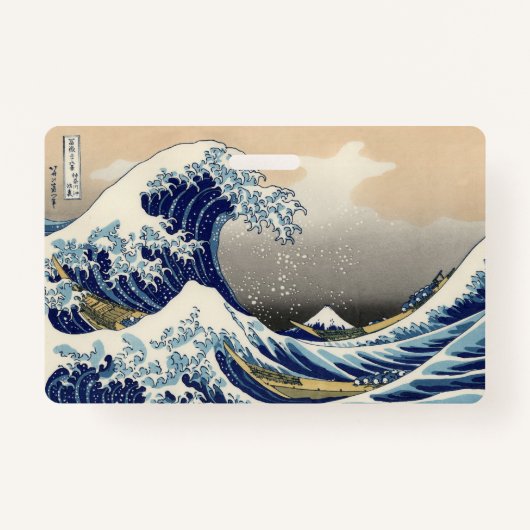 Great Wave Off Kanagawa & Mount Fuji Japan Sea Ausweis (Vorderseite)