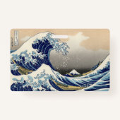 Great Wave Off Kanagawa & Mount Fuji Japan Sea Ausweis (Rückseite)