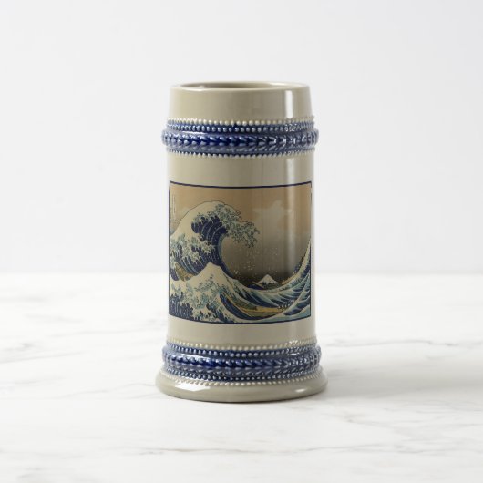 Great Wave Off Kanagawa & Mount Fuji Japan Sea Bierglas (Mittel)