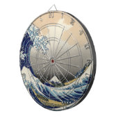 Great Wave Off Kanagawa & Mount Fuji Japan Sea Dartscheibe (Vorderseite rechts)