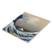 Great Wave Off Kanagawa & Mount Fuji Japan Sea Fliese (Seite)