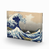 Great Wave Off Kanagawa & Mount Fuji Japan Sea Fotoblock (Rechts)