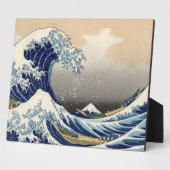 Great Wave Off Kanagawa & Mount Fuji Japan Sea Fotoplatte (Seite)