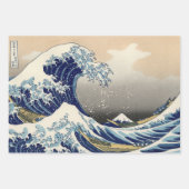 Great Wave Off Kanagawa & Mount Fuji Japan Sea Geschenkpapier Set (Vorderseite 2)