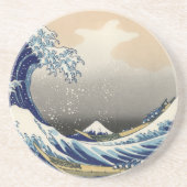 Great Wave Off Kanagawa & Mount Fuji Japan Sea Getränkeuntersetzer (Vorne)