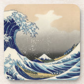 Great Wave Off Kanagawa & Mount Fuji Japan Sea Getränkeuntersetzer (Vorderseite)