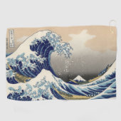 Great Wave Off Kanagawa & Mount Fuji Japan Sea Golfhandtuch (Horizontal)
