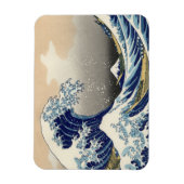 Great Wave Off Kanagawa & Mount Fuji Japan Sea Magnet (Vertikal)