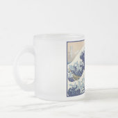 Great Wave Off Kanagawa & Mount Fuji Japan Sea Mattglastasse (Links)