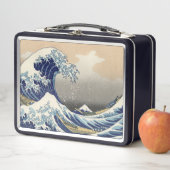 Great Wave Off Kanagawa & Mount Fuji Japan Sea Metall Brotdose (Beispiel)