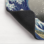 Great Wave Off Kanagawa & Mount Fuji Japan Sea Mousepad (Ecke)