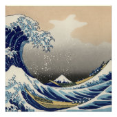 Great Wave Off Kanagawa & Mount Fuji Japan Sea Poster (Vorderseite)