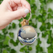 Great Wave Off Kanagawa & Mount Fuji Japan Sea Schlüsselanhänger (Hand)