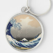 Great Wave Off Kanagawa & Mount Fuji Japan Sea Schlüsselanhänger (Vorne)