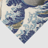 Great Wave Off Kanagawa & Mount Fuji Japan Sea Seidenpapier (Ausschnitt)