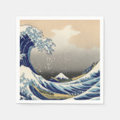 Great Wave Off Kanagawa & Mount Fuji Japan Sea Serviette (Vorderseite)