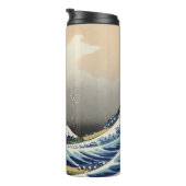 Great Wave Off Kanagawa & Mount Fuji Japan Sea Thermosbecher (Nach rechts gedreht)