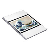Great Wave Off Kanagawa Notizblock (Rechte Seite)
