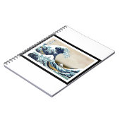 Great Wave Off Kanagawa Notizblock (Linke Seite)