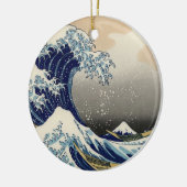Great Wave Off Kanagawa Orientale Kunstkunst Keramikornament (Links)
