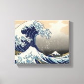 Great Wave Off Kanagawa Orientale Kunstkunst Leinwanddruck (Vorderseite)