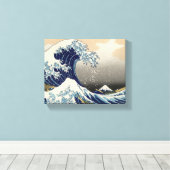 Great Wave Off Kanagawa Orientale Kunstkunst Leinwanddruck (Insitu (Holzboden))