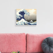 Great Wave Off Kanagawa Orientale Kunstkunst Leinwanddruck (Insitu (Wohnzimmer))