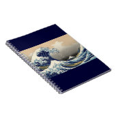 Great Wave Off Kanagawa Orientale Kunstkunst Notizblock (Rechte Seite)