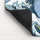Great Wave off Kanagawa Personalisiert Mousepad (Ecke)