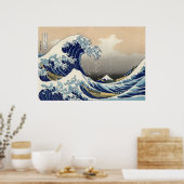 Great Wave Off Kanagawa Poster (Küche)