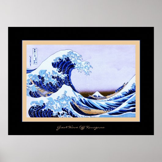 Great Wave Off Kanagawa Poster (Vorne)