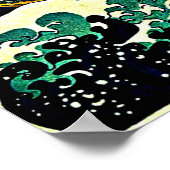 Great Wave Off Kanagawa Poster (Ecke)